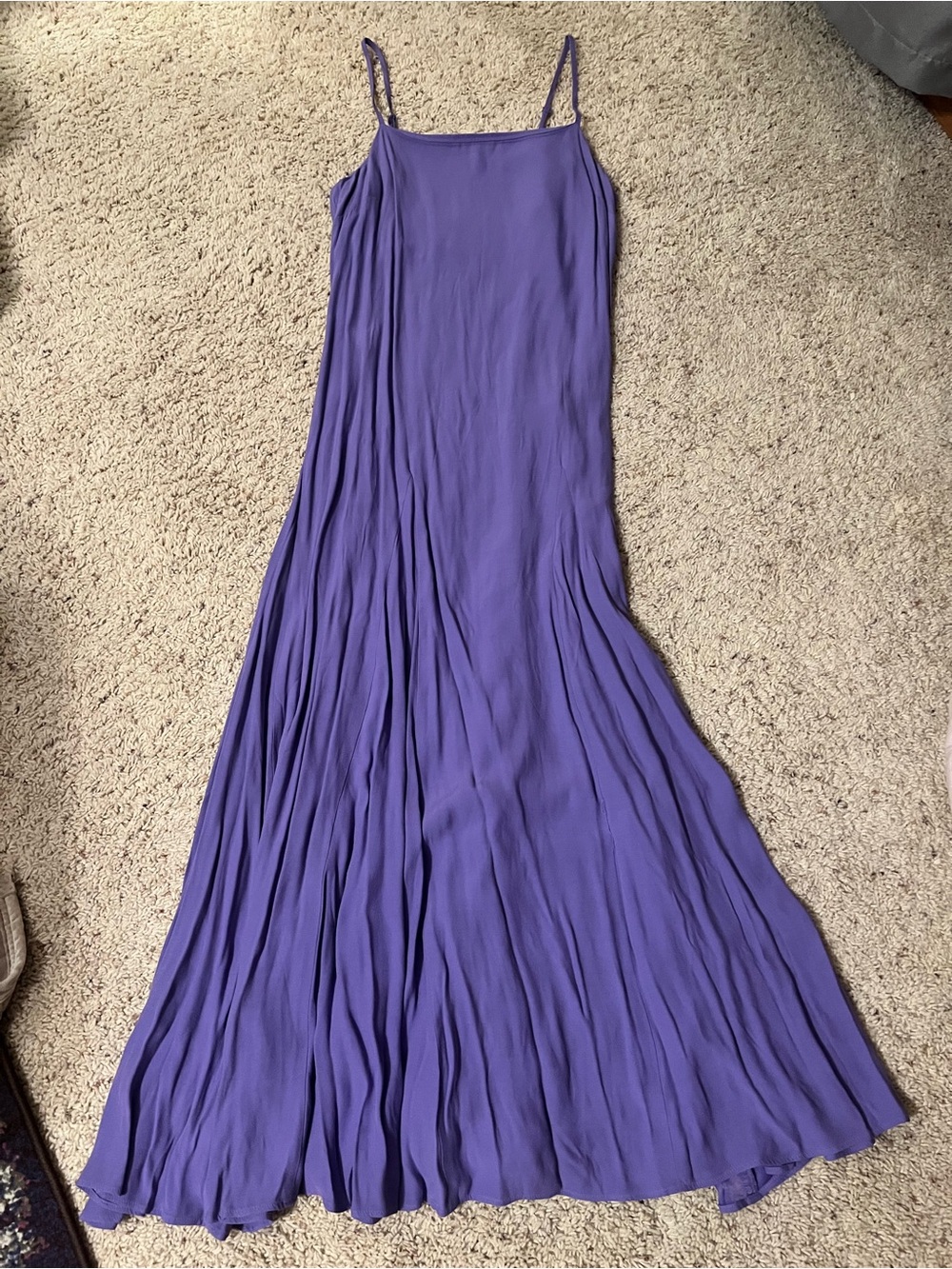LOFT fitted purple Maxi Dress